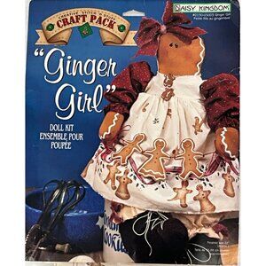 Ginger Girl Doll Kit Ensemble Stitch n Stuff Daisy Kingdom‎ Craft Pack